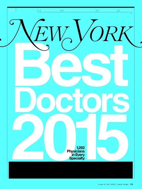 New York Magazine Top Doctors 2015